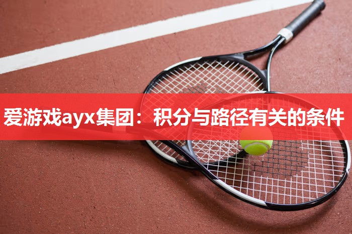 爱游戏ayx集团：积分与路径有关的条件